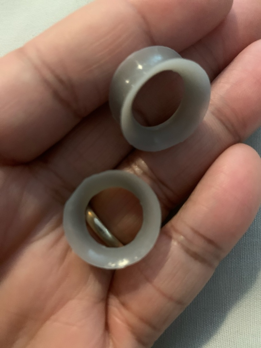 New Gray Silicone Ear Space Gauge - Women Jewelry